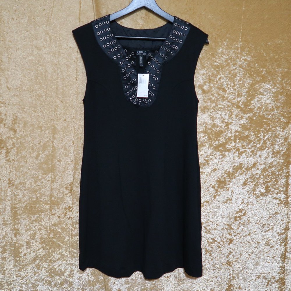 Buffalo David Bitton Black Grommet Dress - Medium